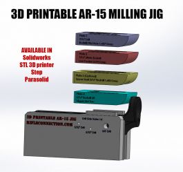 3D Printable AR 15 Milling Jig
