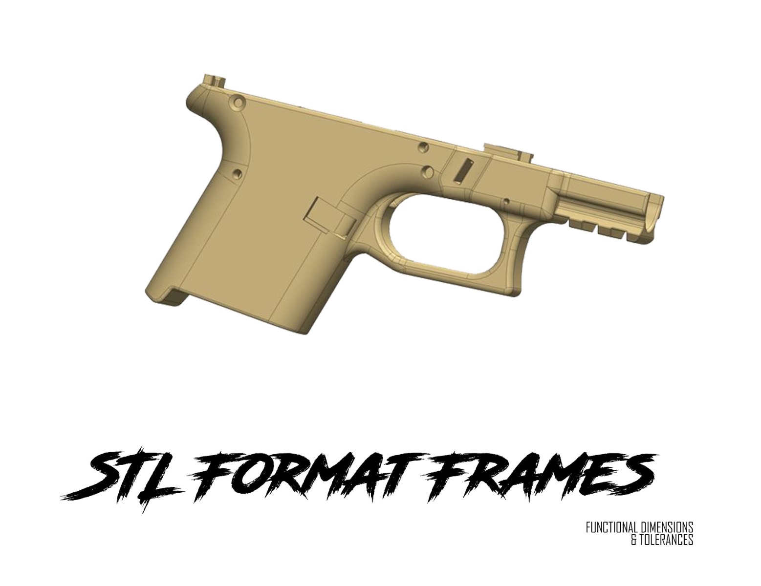 3d print glock frame files